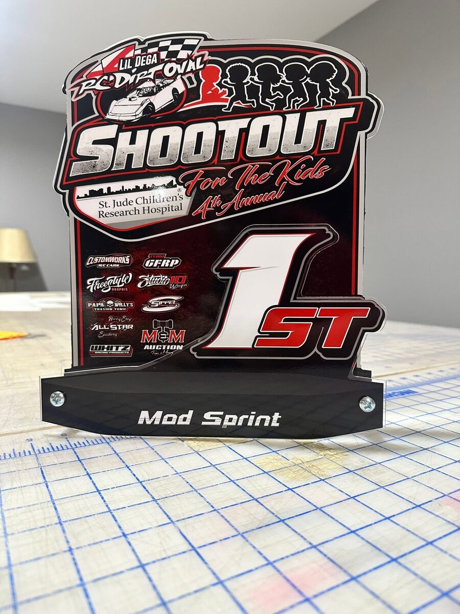 Custom Shootout layered award